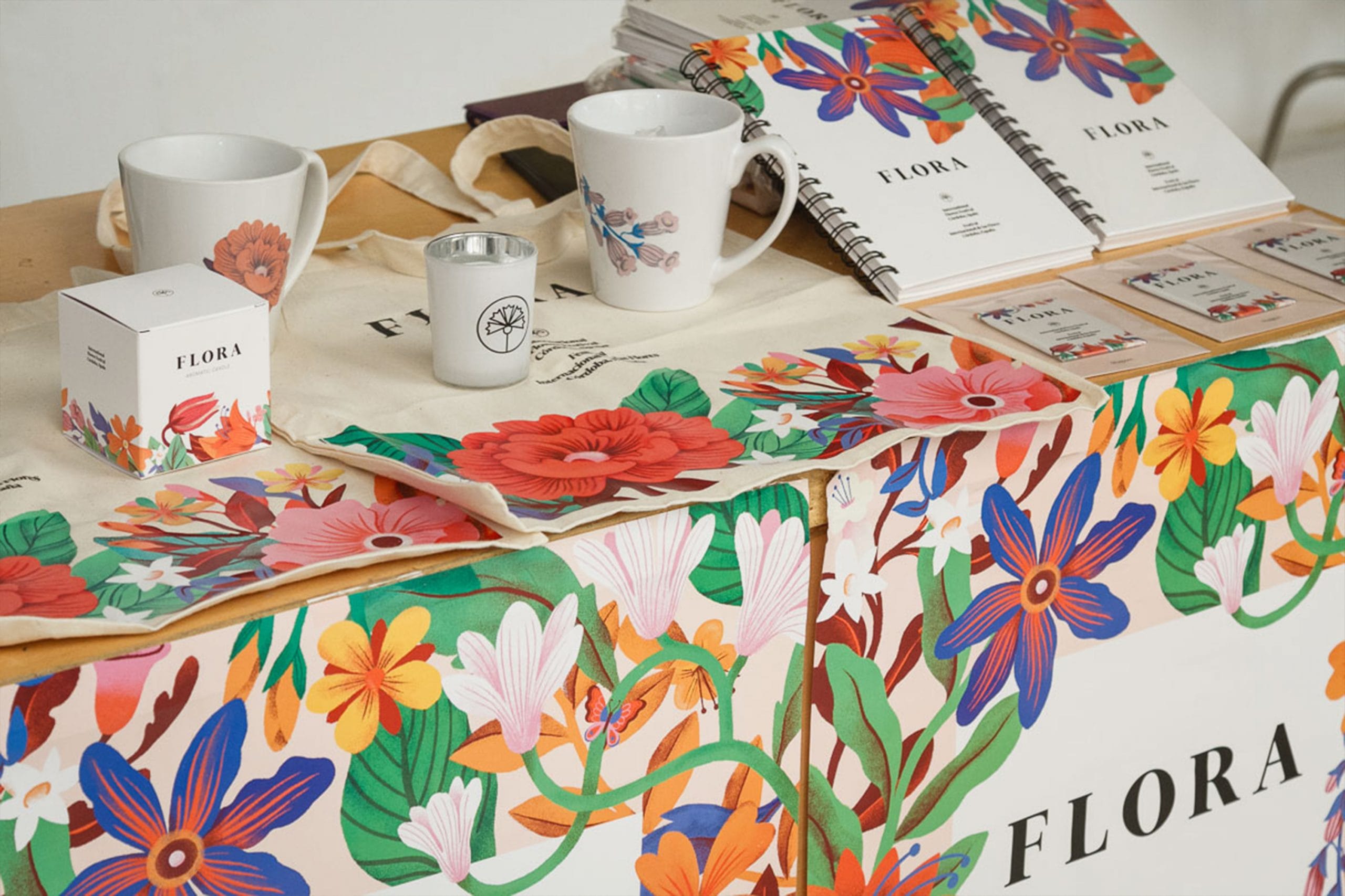 Proyecto de branding para FLORA festival internacional de las flores