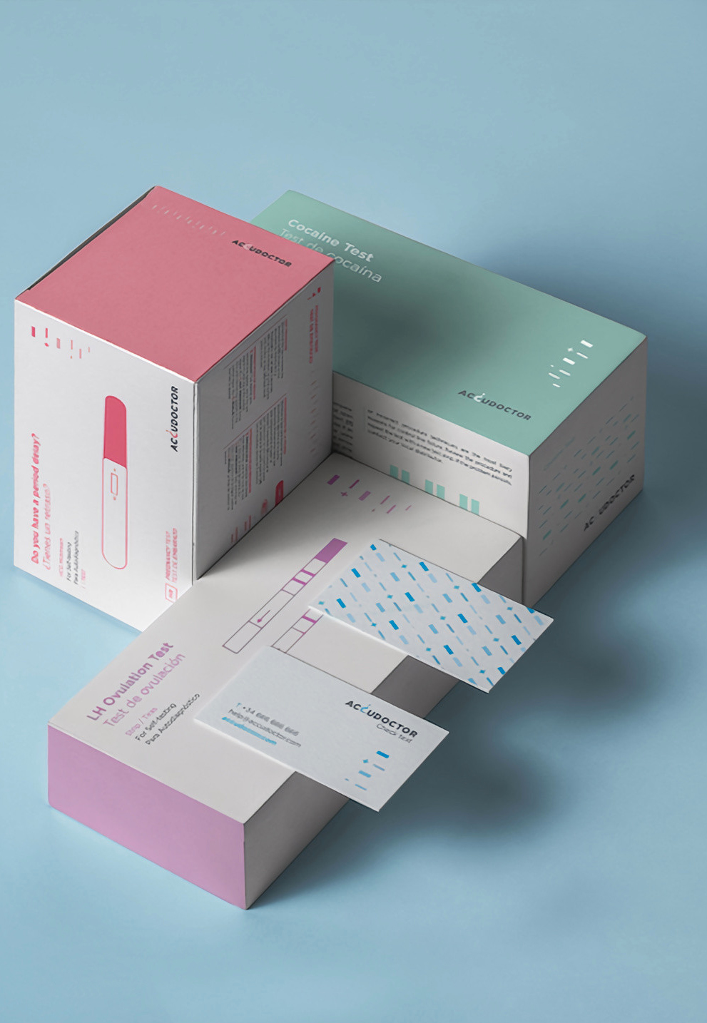 Proyecto de branding y packaging para Accudoctor Proyecto de branding y packaging para Accudoctor